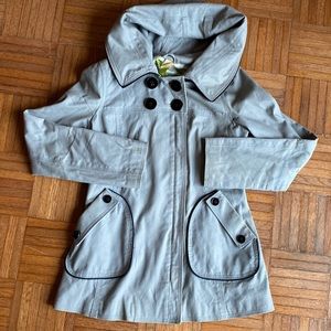 Soïa & Kyo grey raincoat
